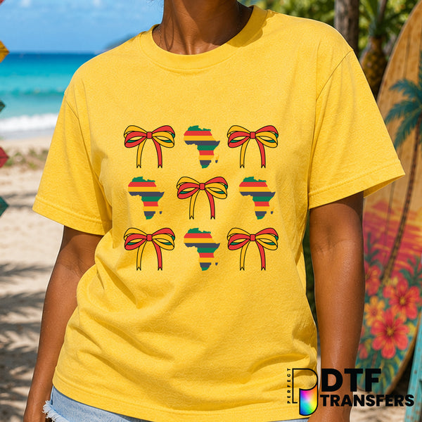 Black History Month Coquette Bow Collage – DTF Transfer