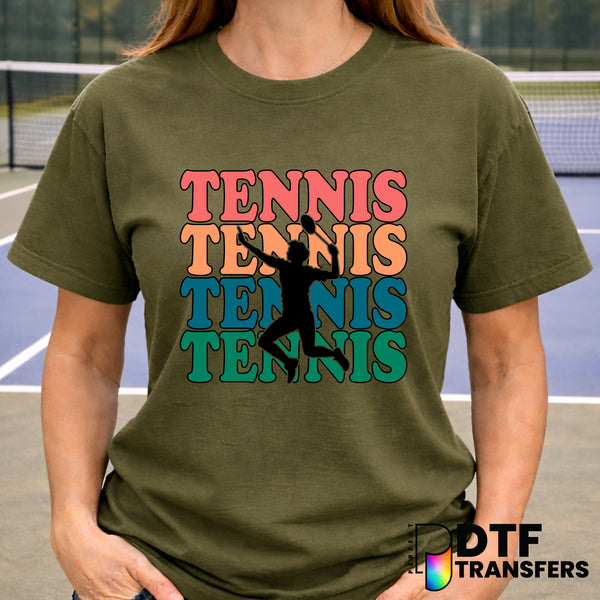 Tennis Vibes – Tennis DTF Transfer