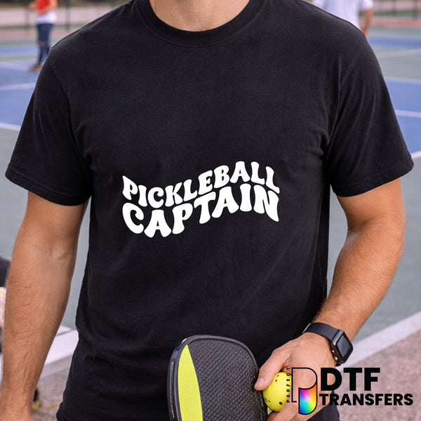 PICKLEBALL CAPTAIN – Pickleball DTF Transfer