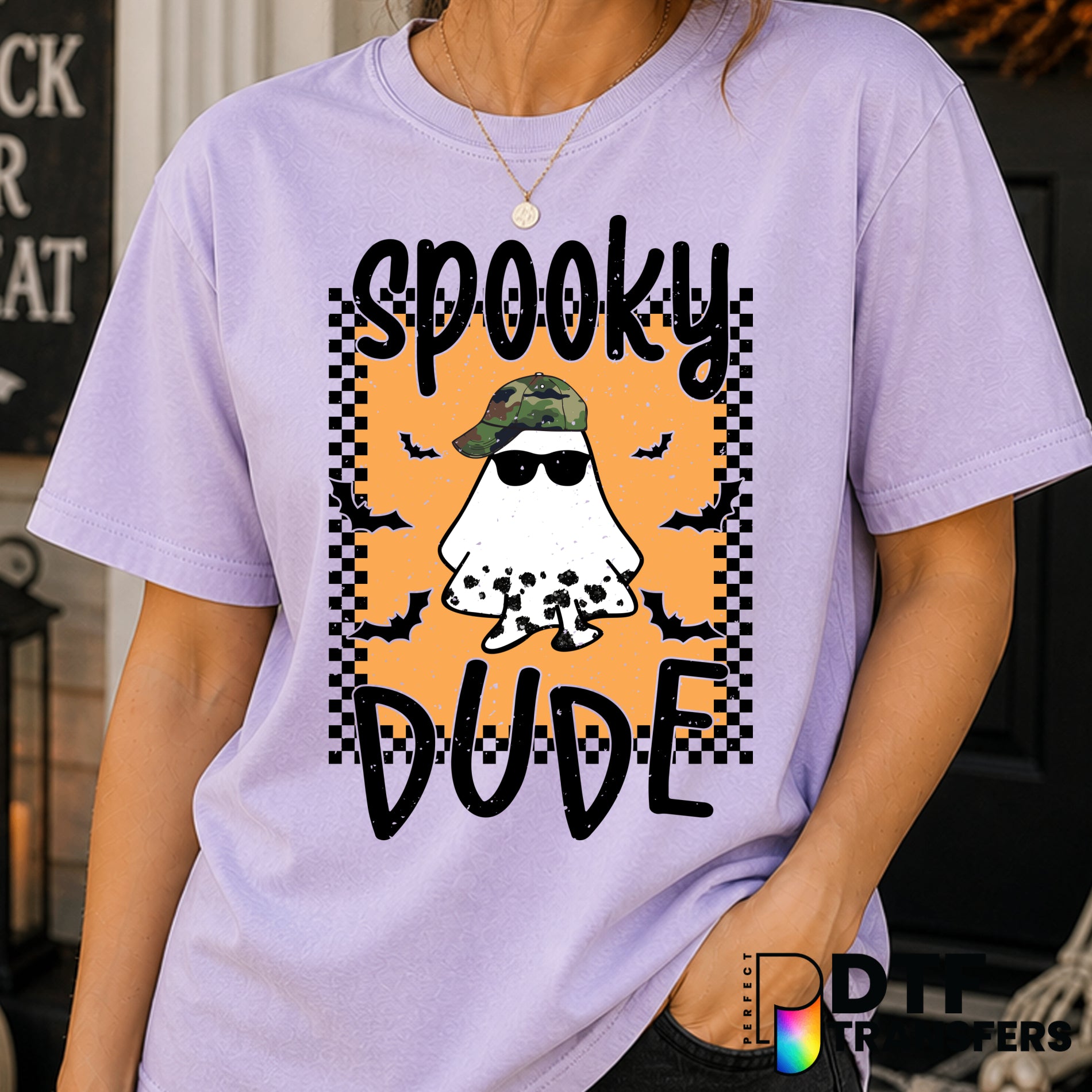 SPOOKY DUDE – Halloween DTF Transfer