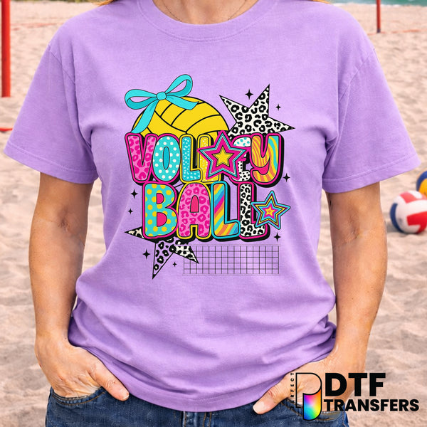 VOLLEYBALL MOM – Volleyball DTF Transfer