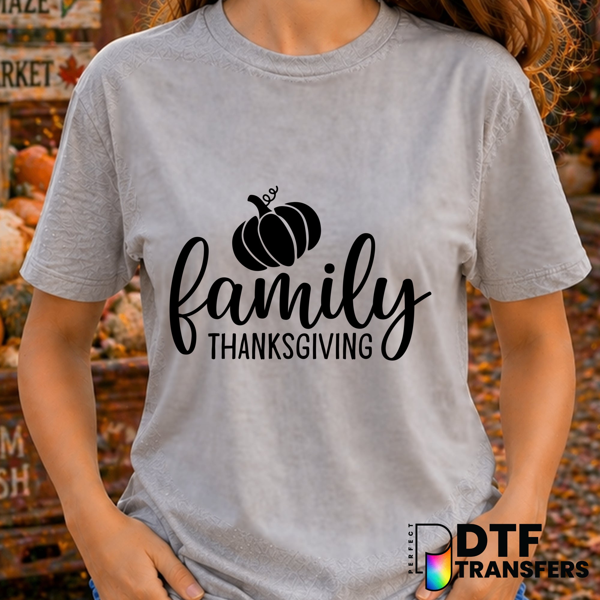 Family Thanksgiving – Thanksgiving DTF Transfer