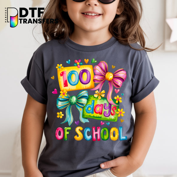 100 Days of School – Teacher DTF Transfer