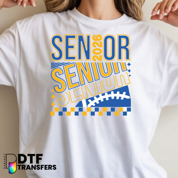 SENIOR 2026 Football Crown – Teacher DTF Transfer
