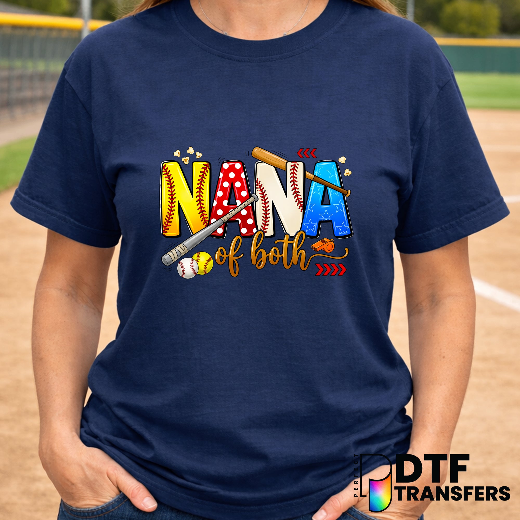Nana of Both Softball & Baseball – DTF Transfer