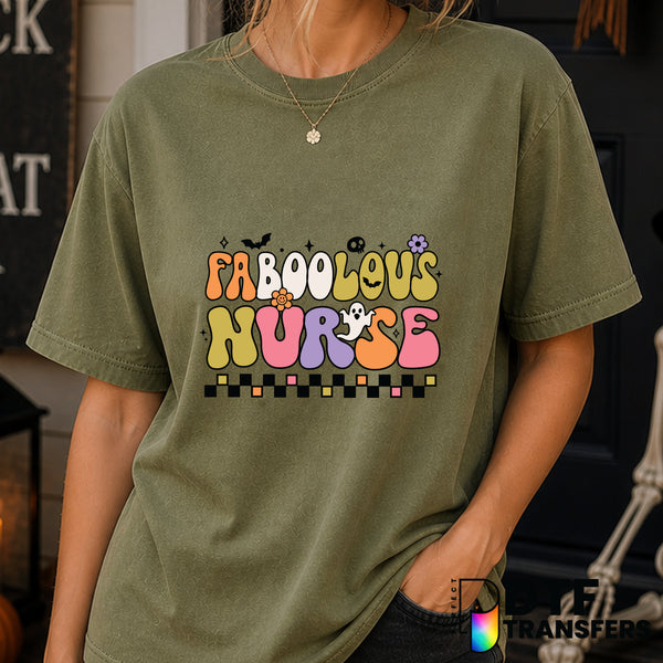 FABOOLOUS NURSE – Halloween DTF Transfer