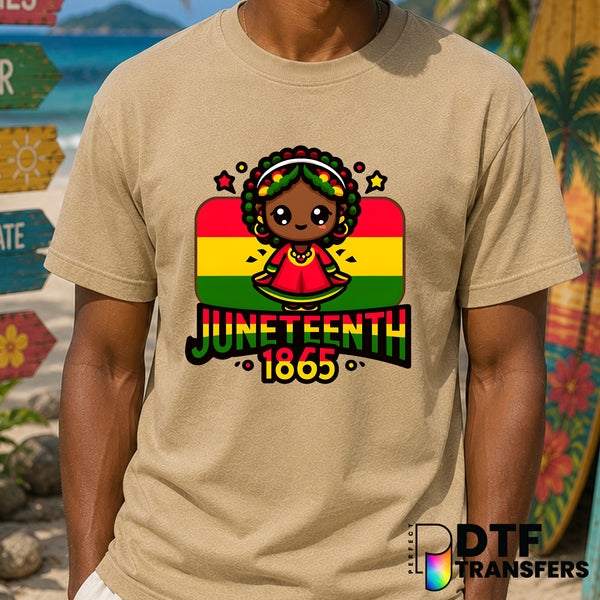 Juneteenth Freedom Day June 19, 1865 – Black History Month DTF Transfer
