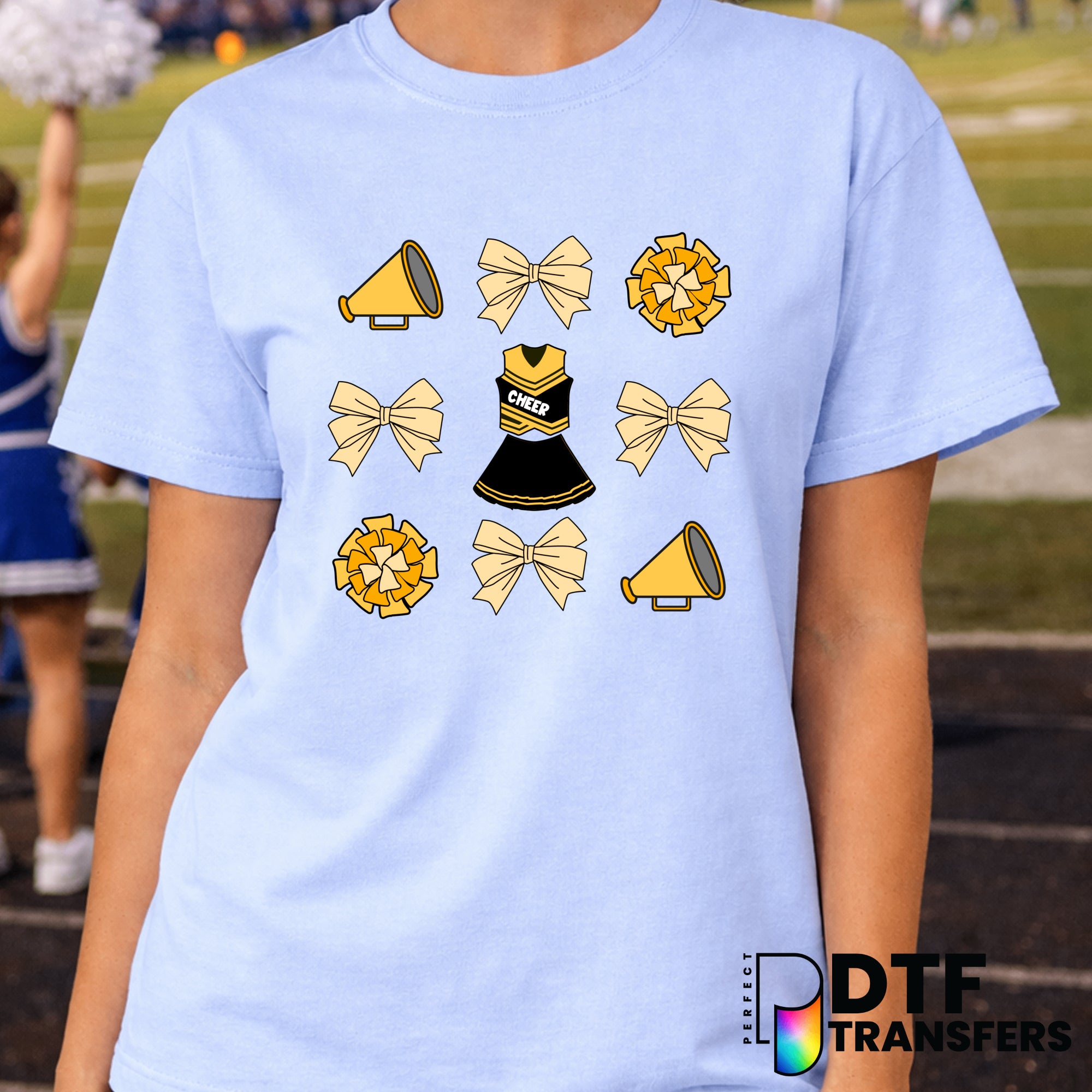 CHEER Mom – Cheerleading DTF Transfer