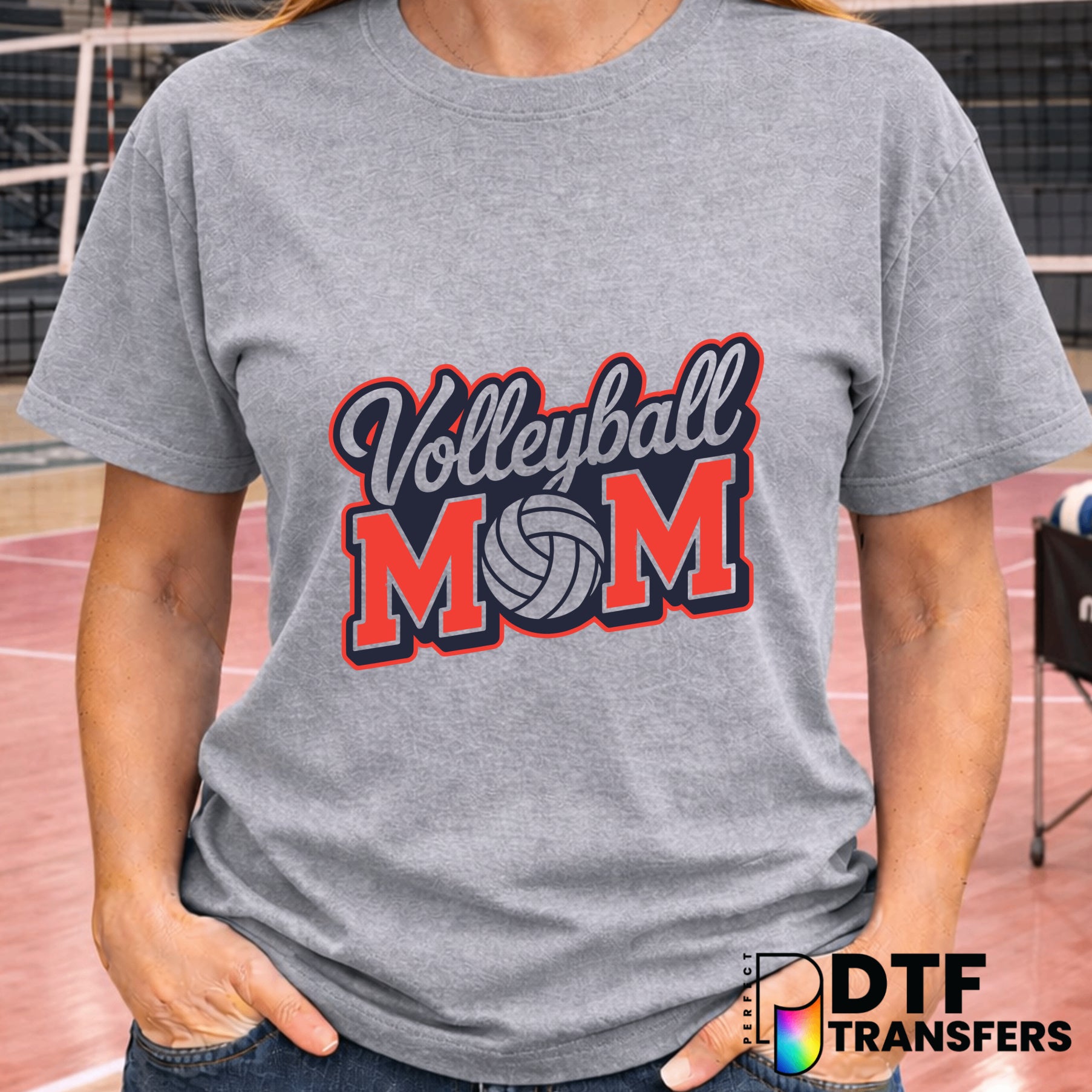Volleyball Mom – Volleyball DTF Transfer