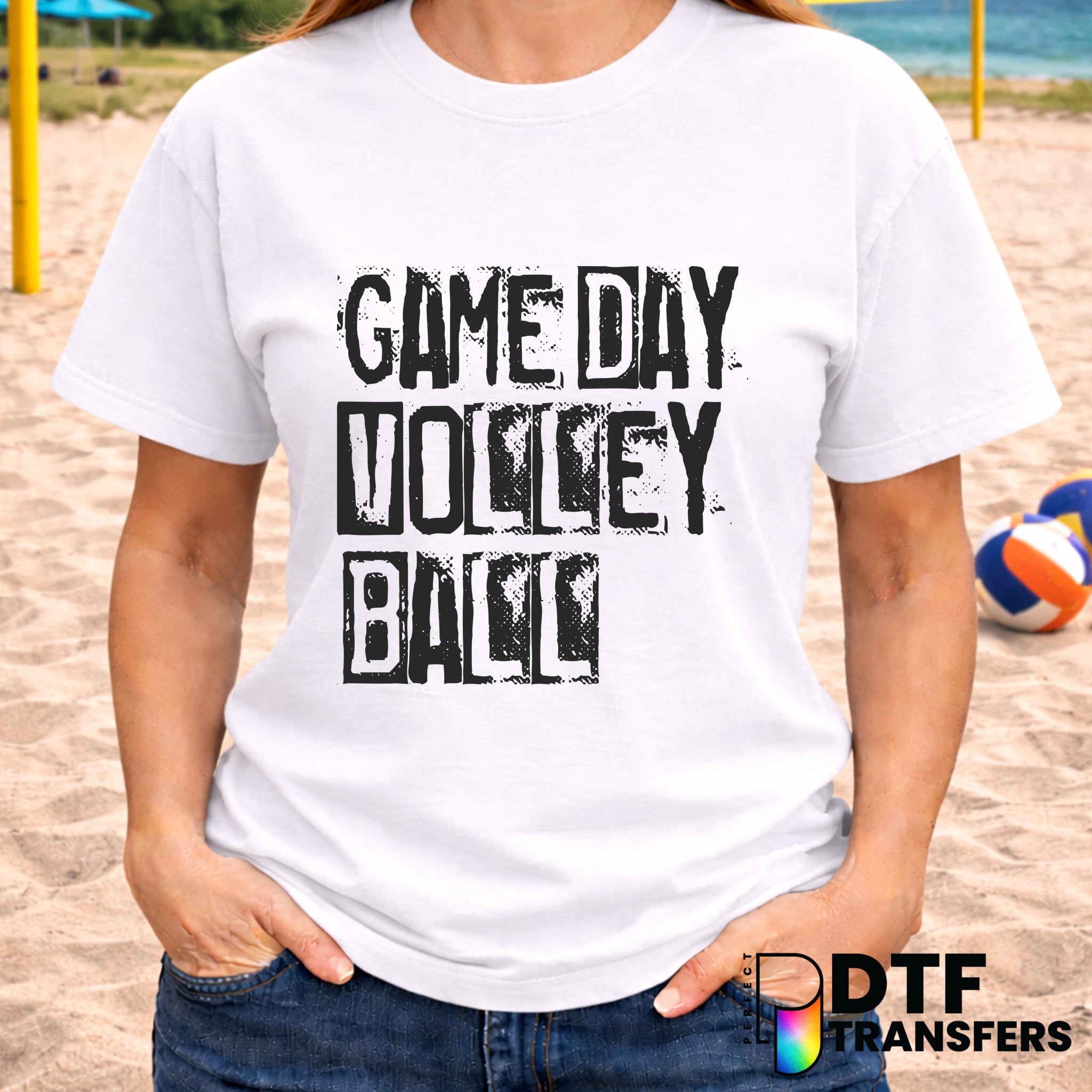 GAME DAY VOLLEYBALL – Volleyball DTF Transfer