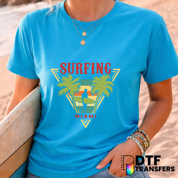 Surf The Wave – Surfing DTF Transfer