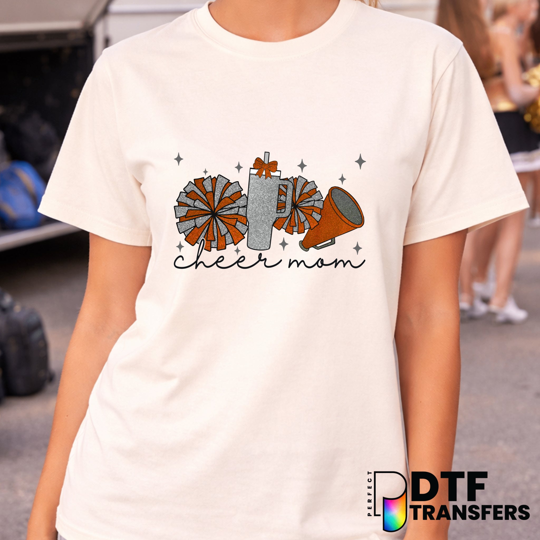 Cheer Mom – Cheerleading DTF Transfer