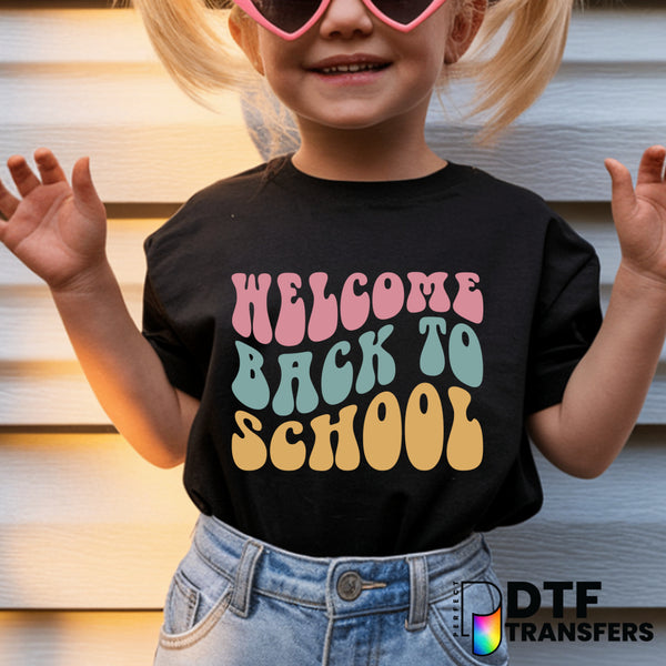 Welcome Back to School – Teacher DTF Transfer