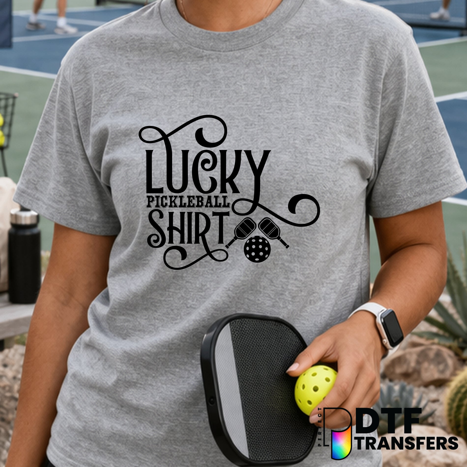 Lucky Pickleball – Pickleball DTF Transfer