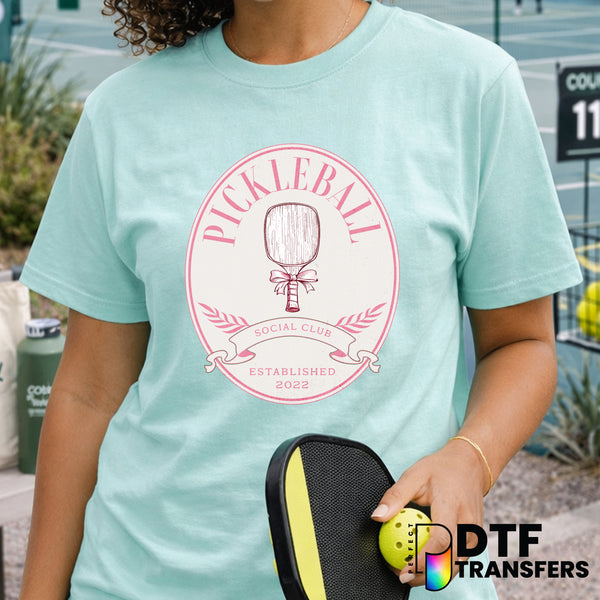 Pickleball Social Club – Pickleball DTF Transfer