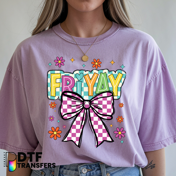 Retro FriYAY - Teacher – Teacher DTF Transfer
