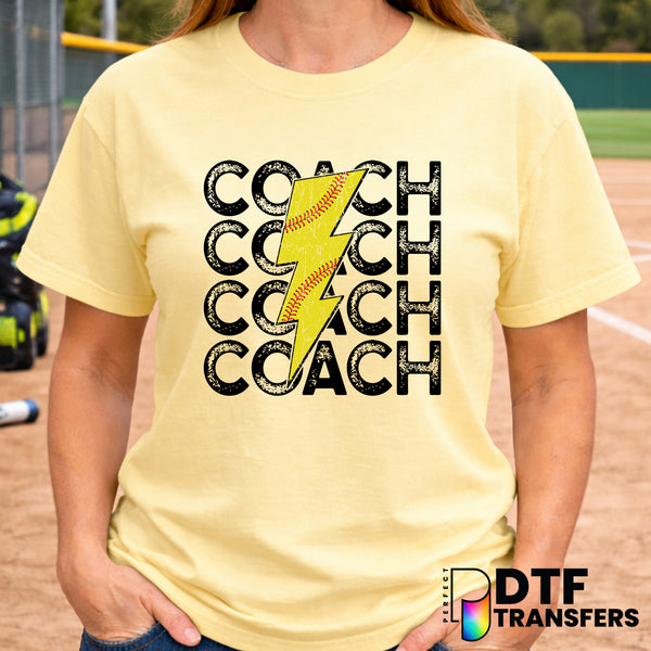 COACH SOFTBALL – Softball DTF Transfer