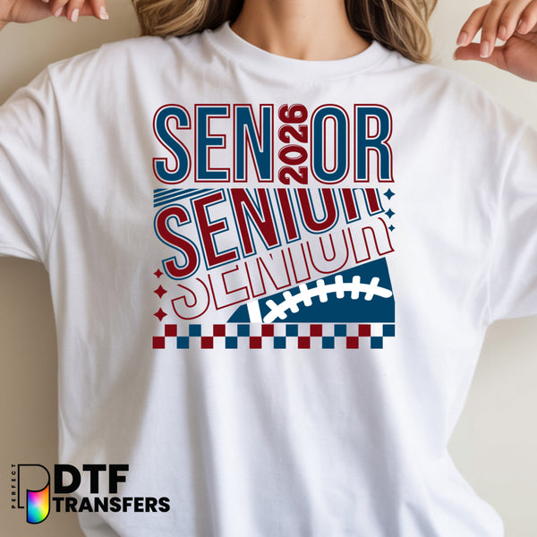 SENIOR 2026 Graduation Football – Teacher DTF Transfer