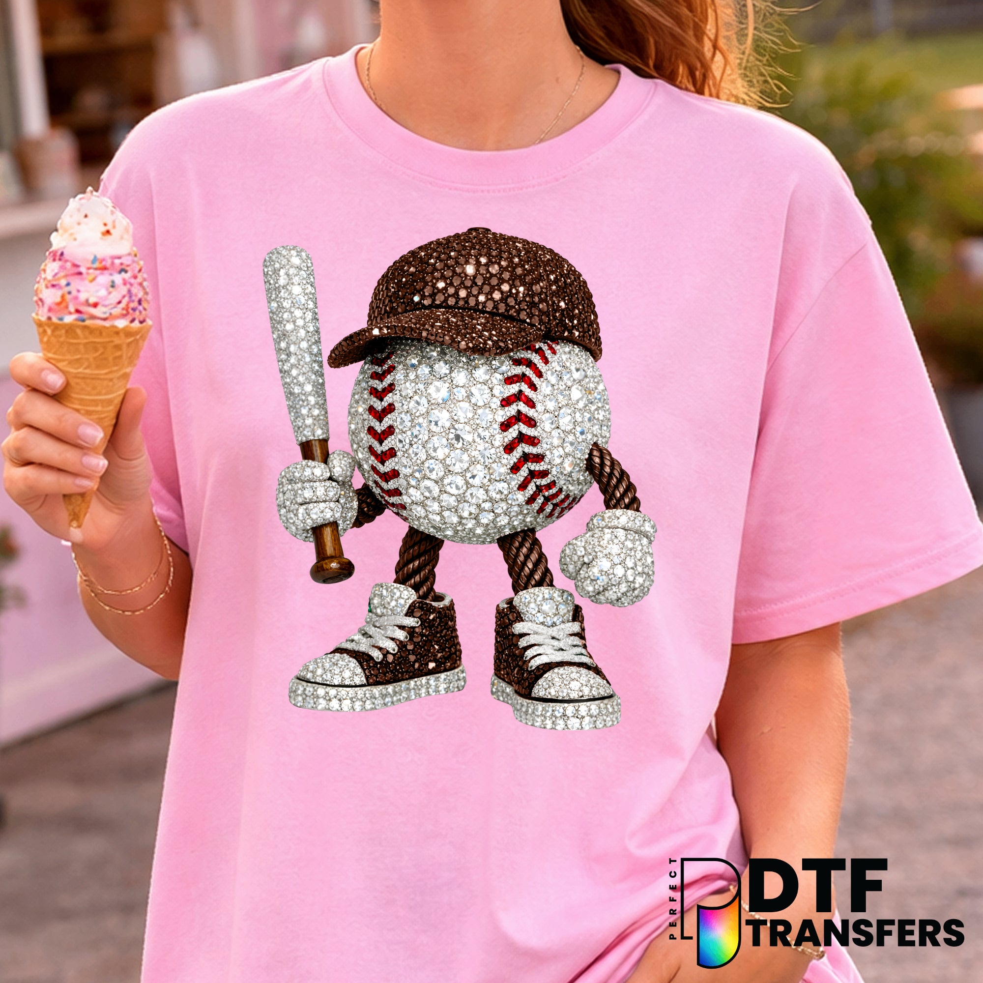 Baseball Mama – Baseball DTF Transfer