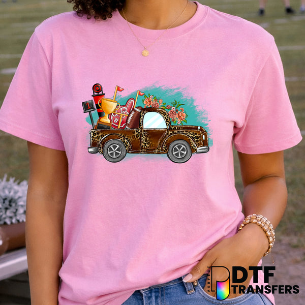Football Truck – Football DTF Transfer