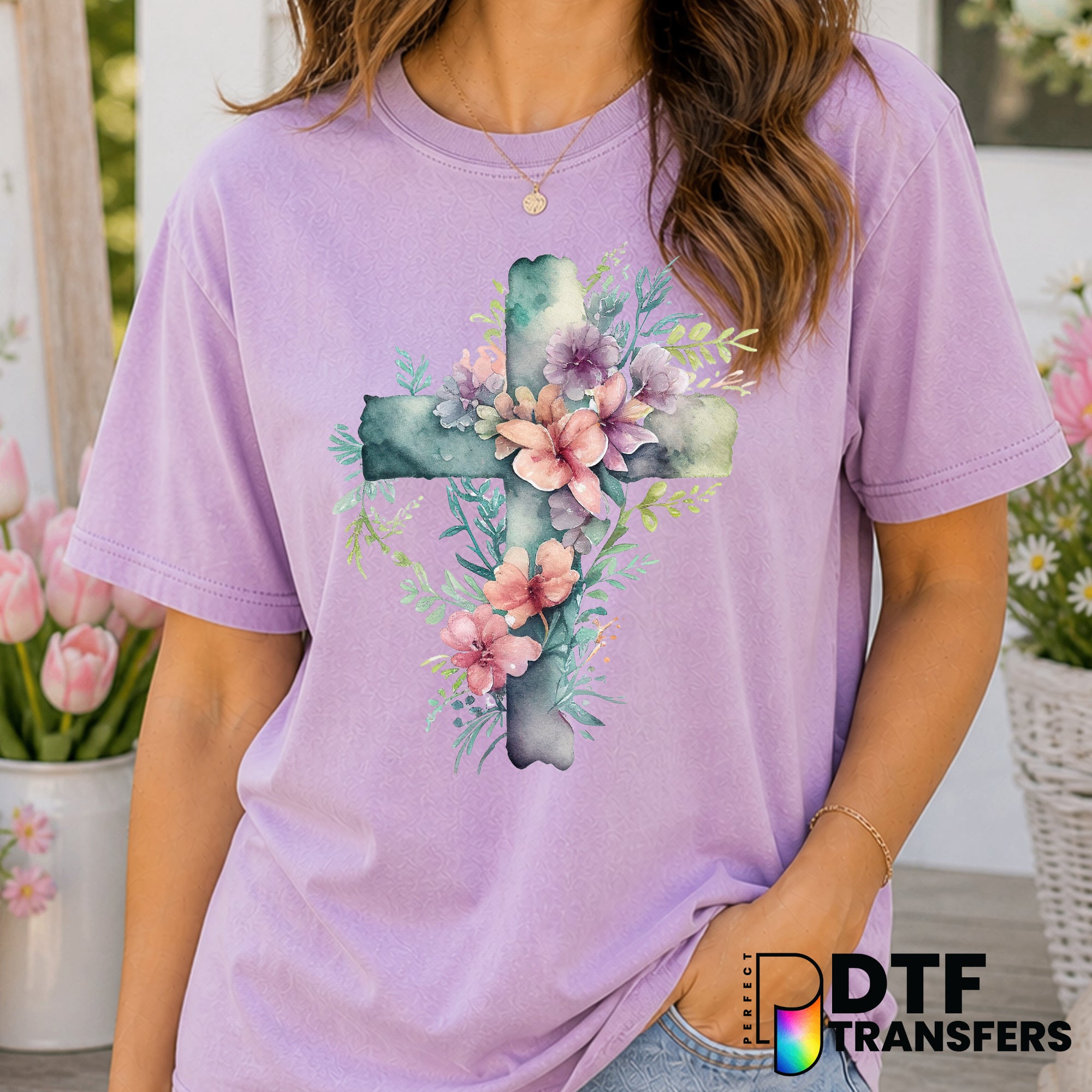 He Is Risen – Easter DTF Transfer