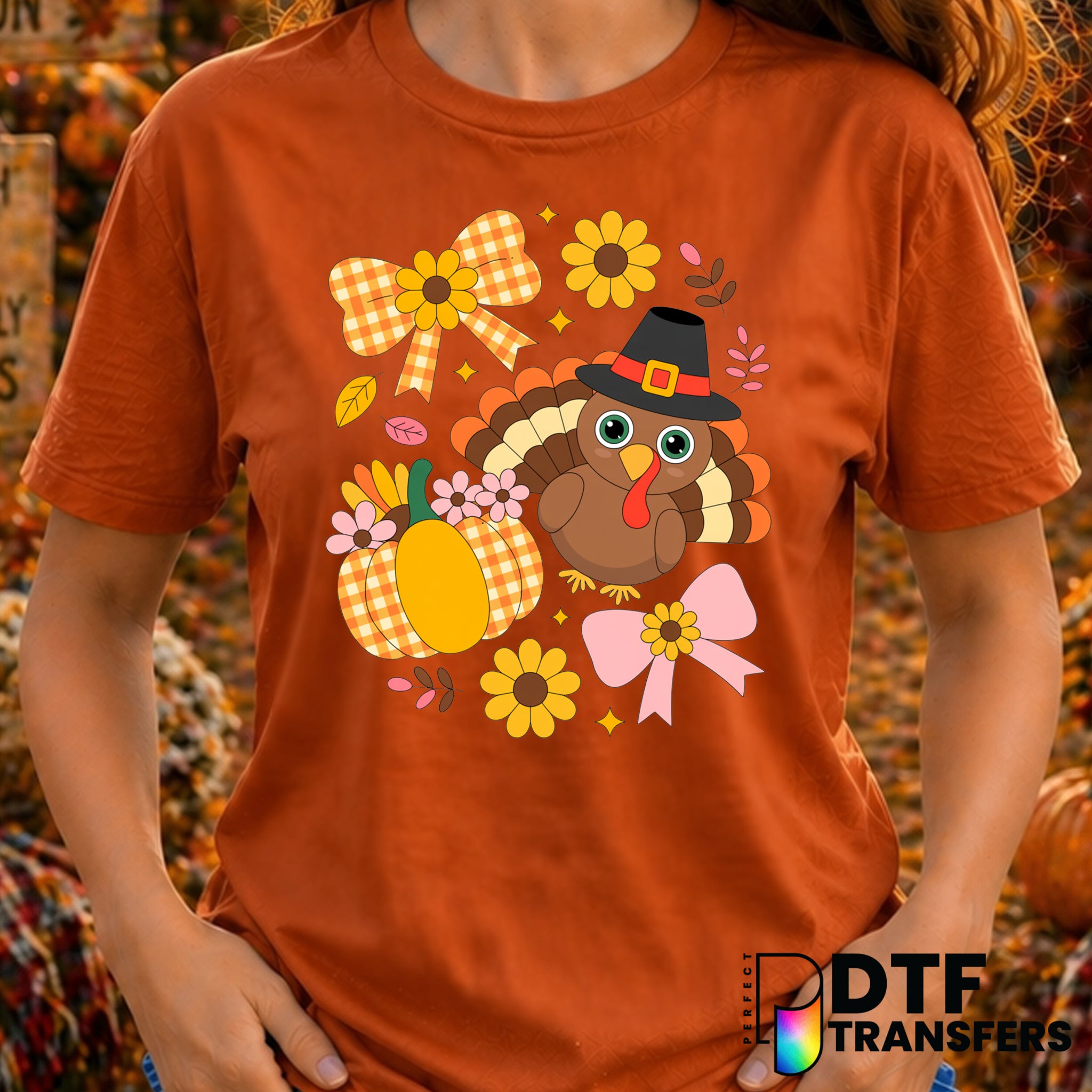 Gobble Til You Wobble – Thanksgiving DTF Transfer
