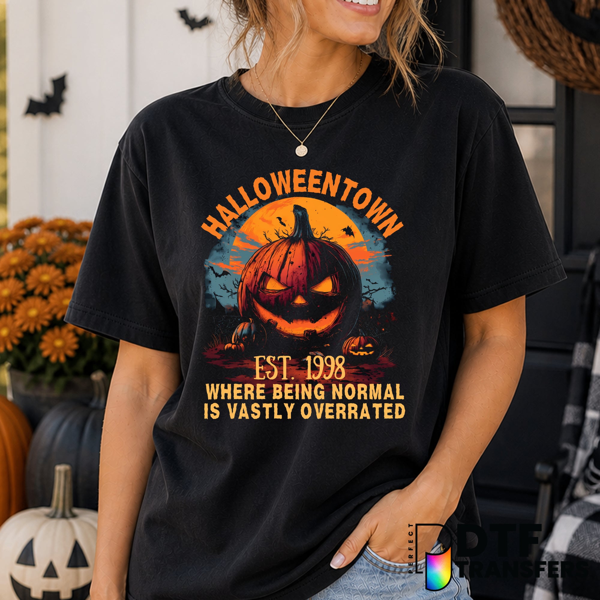 Halloweentown Pumpkin Patch – Halloween DTF Transfer