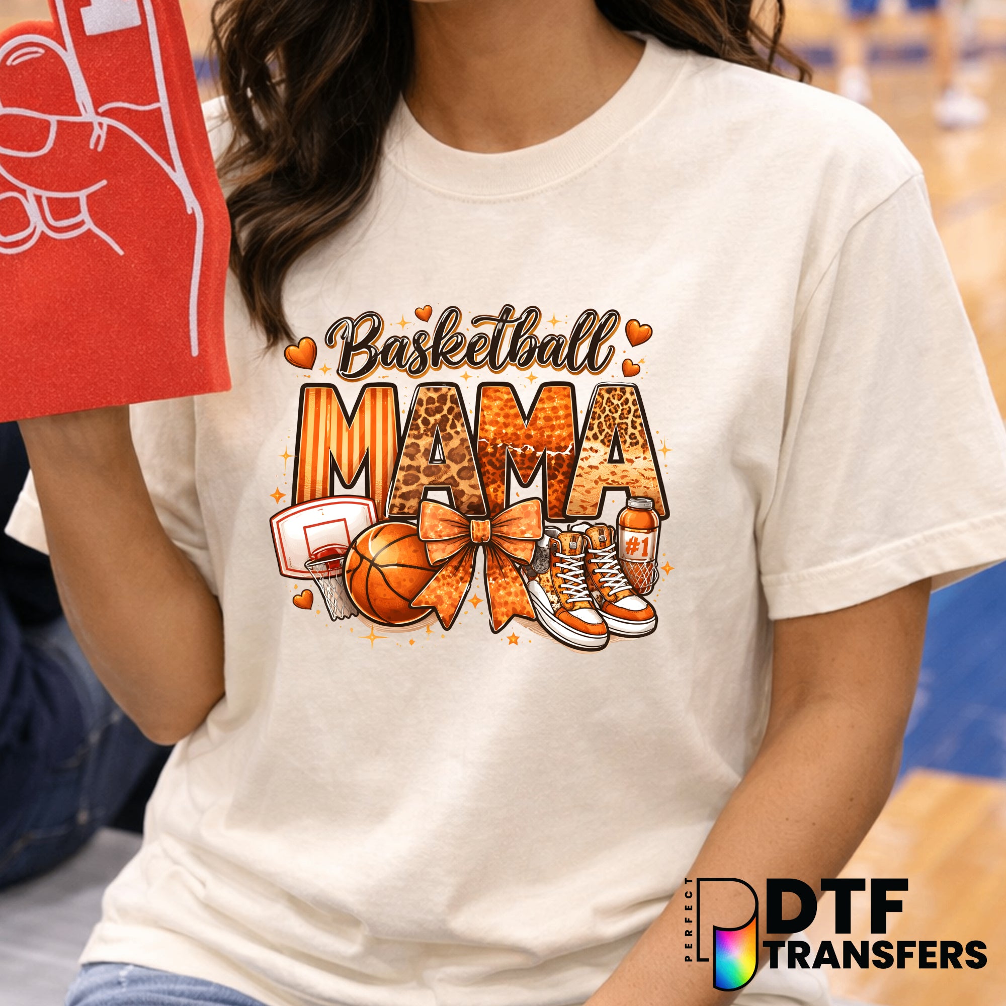 BASKETBALL MAMA – Basketball DTF Transfer