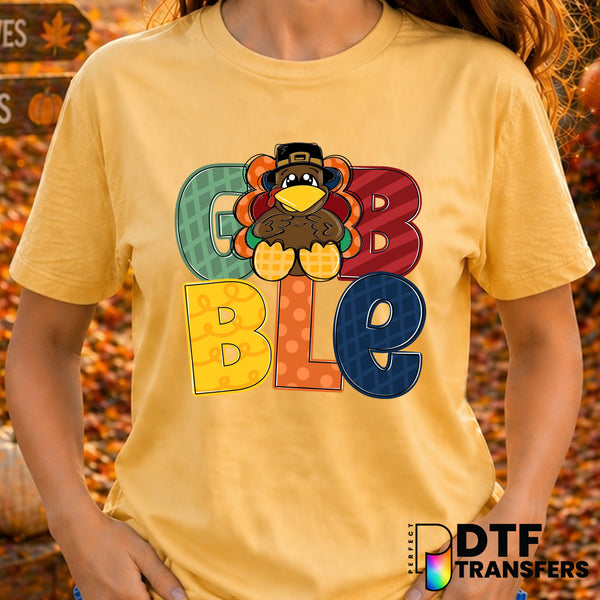 GOBBLE – Thanksgiving DTF Transfer