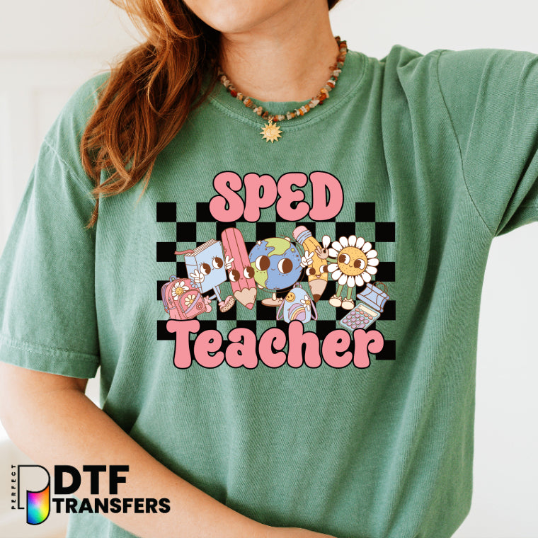 Retro SPED Teacher – Special Education DTF Transfer