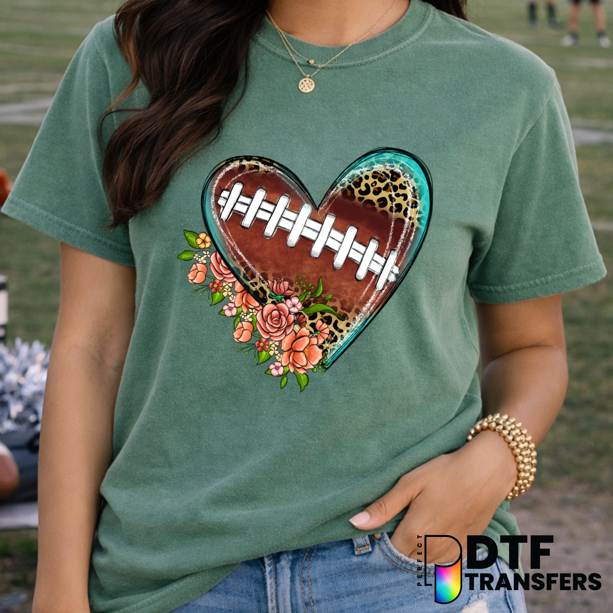 My Heart Is On That Field – Football DTF Transfer