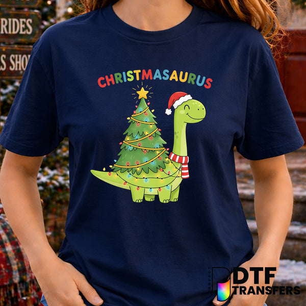 Merry Rex-mas – Christmas DTF Transfer