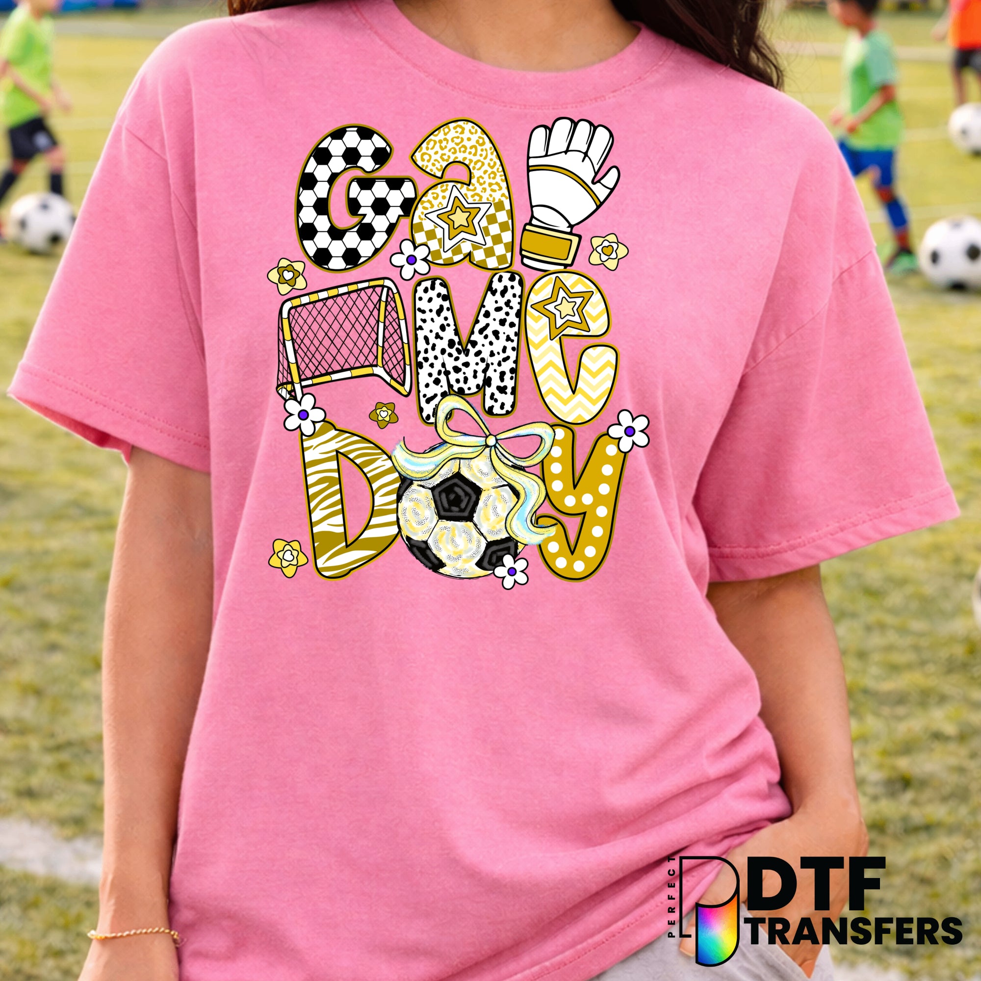 Distressed Soccer Ball – Soccer DTF Transfer