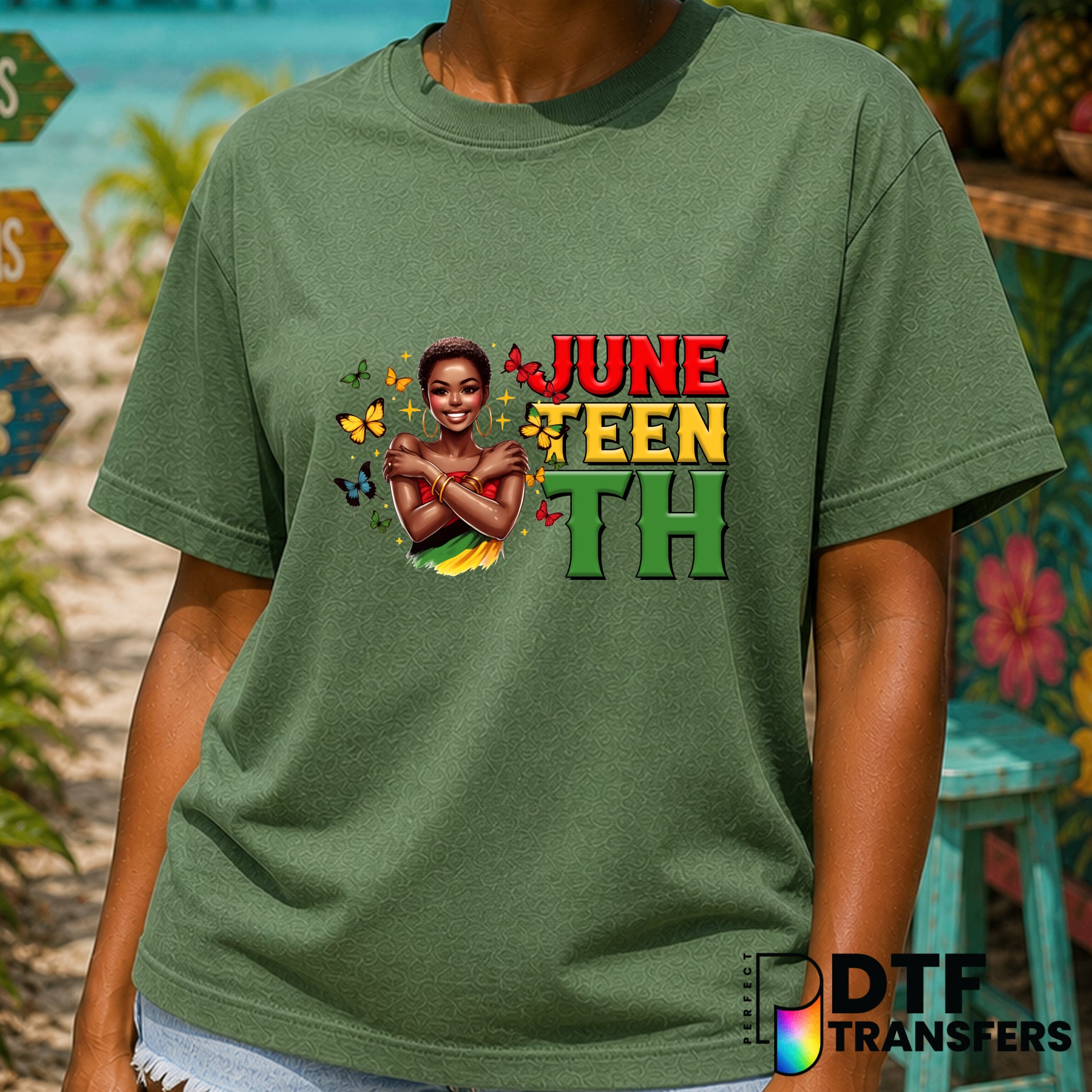 Black Queen – Black History Month DTF Transfer