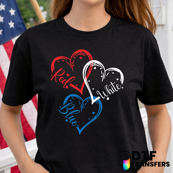 Red White and Blue – Fourth of July DTF Transfer