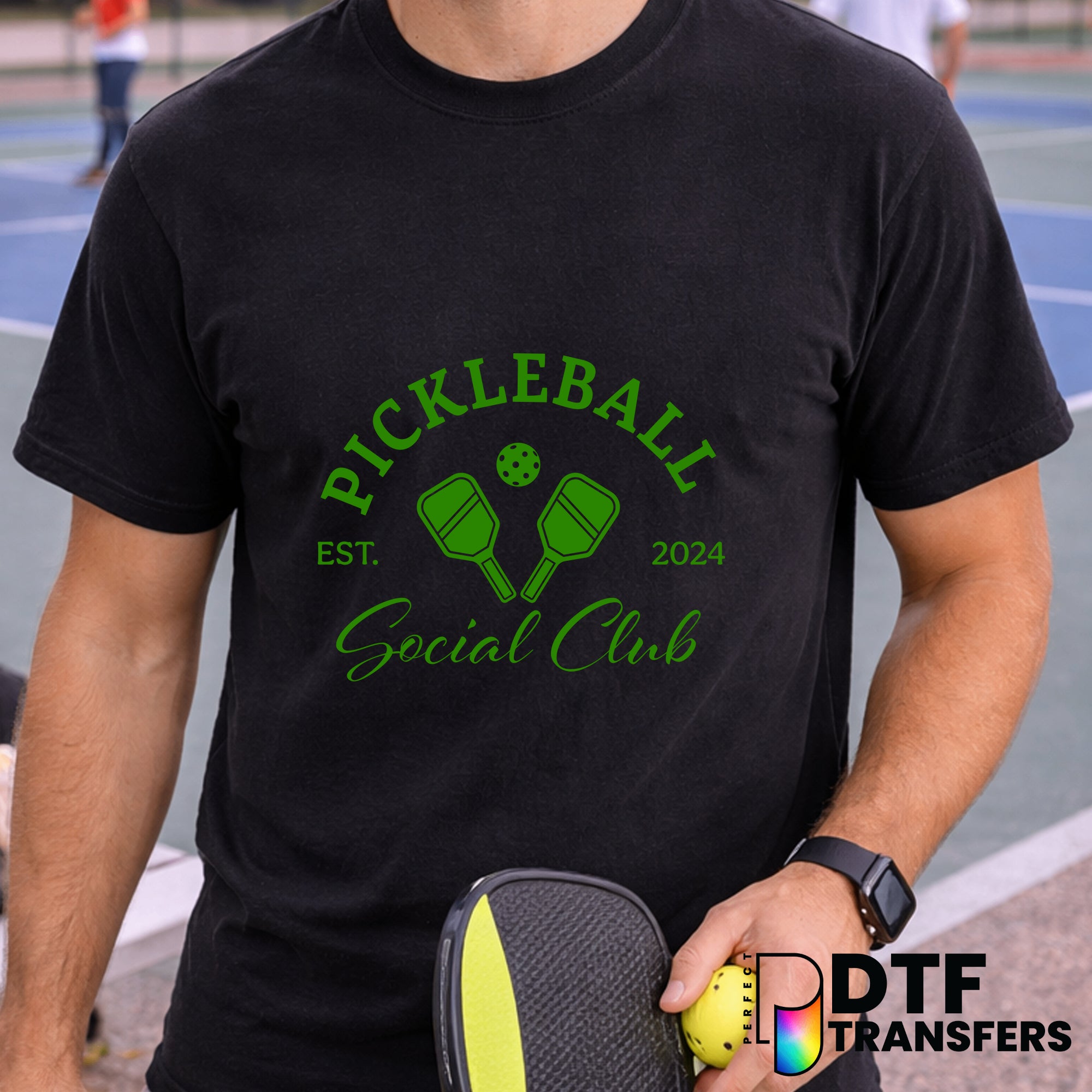 Pickleball Social Club – Pickleball DTF Transfer