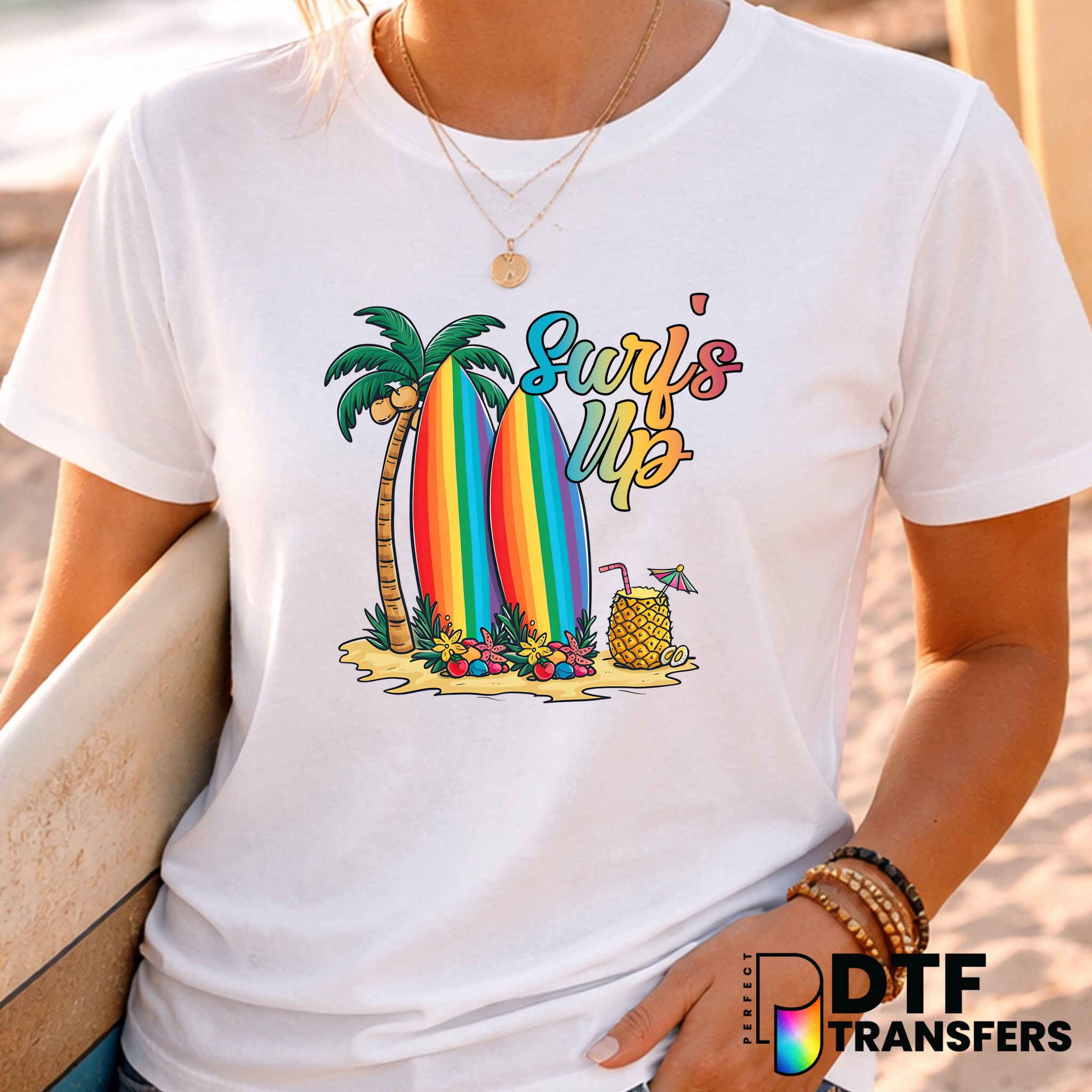 SURF'S UP – Surfing DTF Transfer