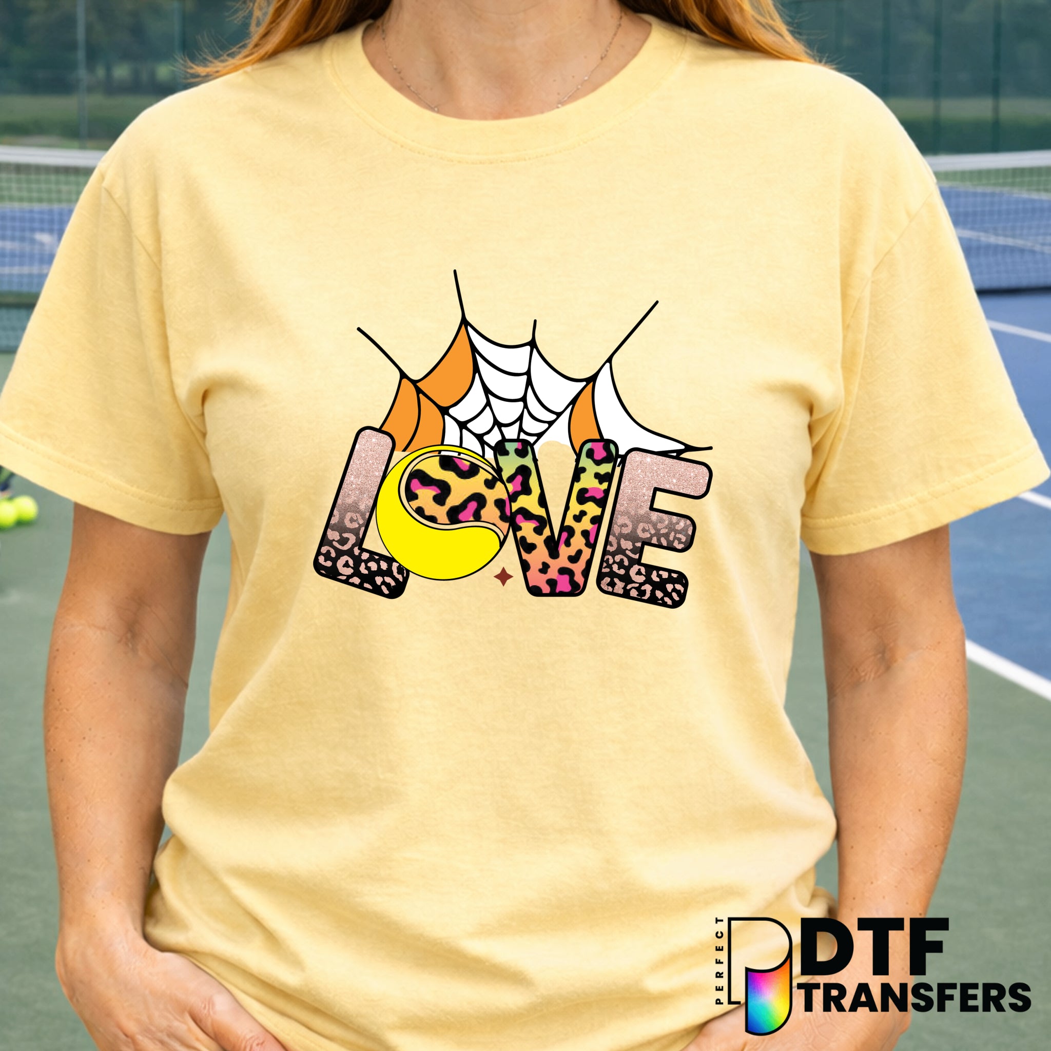Love Tennis – Tennis DTF Transfer