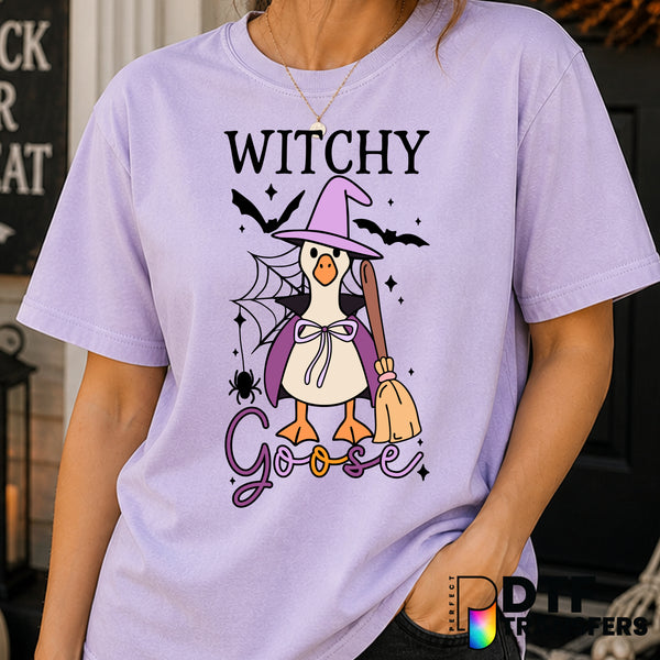 Witchy Goose – Halloween DTF Transfer