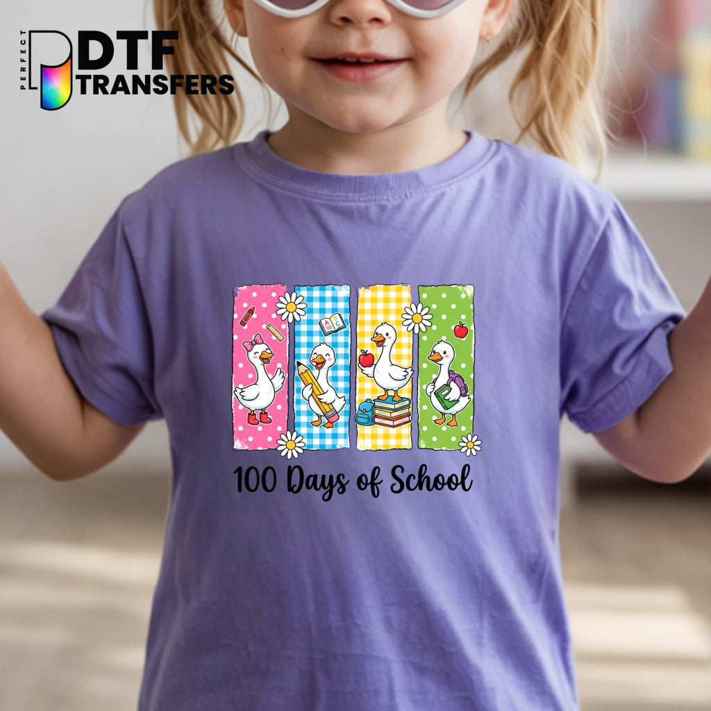 Happy 100th Day! Silly Goose 100 Days of School! – Teacher DTF Transfer