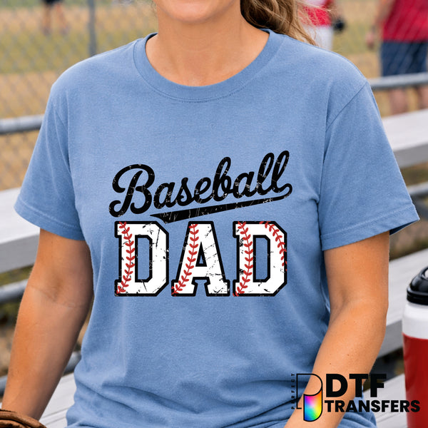 Baseball Dad – Baseball DTF Transfer