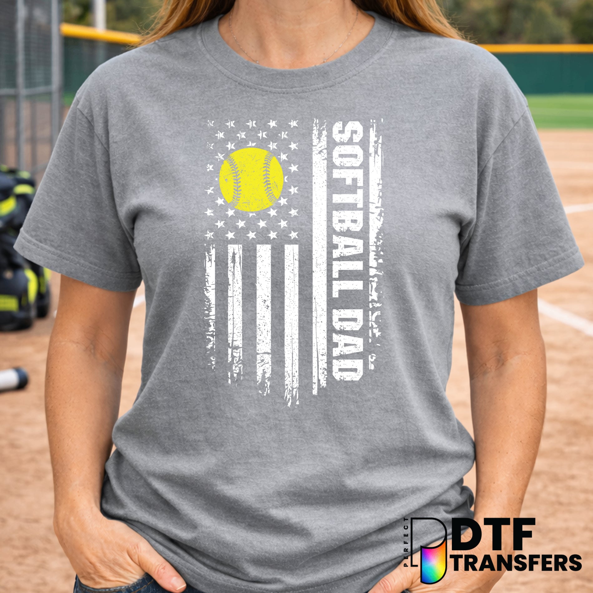 Softball Dad – Softball DTF Transfer