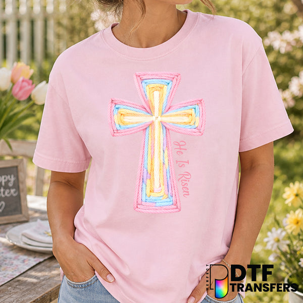 He Is Risen – Easter DTF Transfer