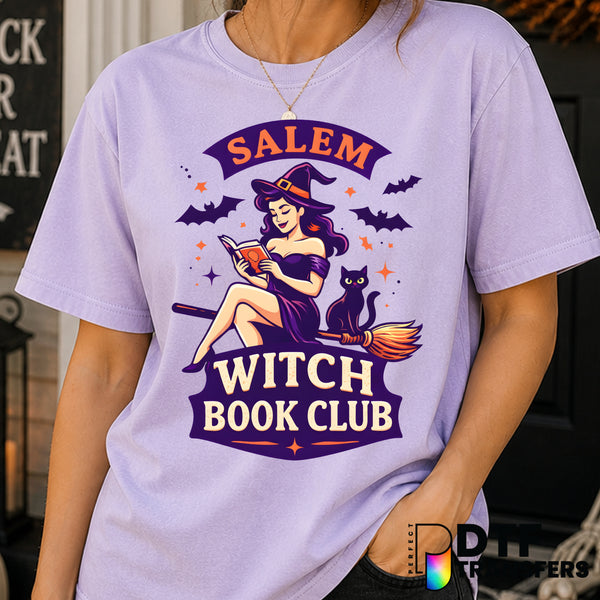 Salem Witch Book Club – Halloween DTF Transfer