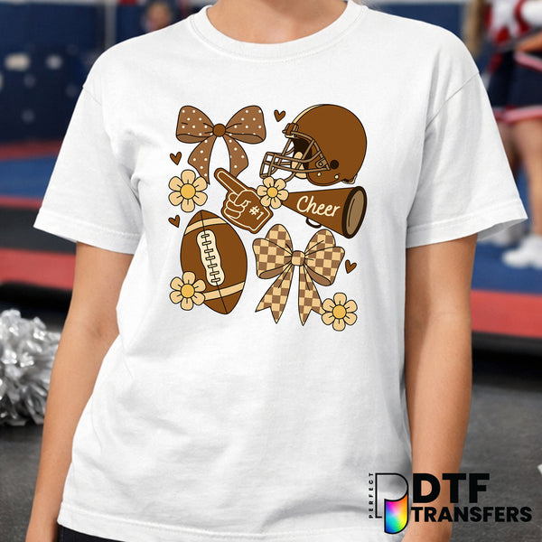 RETRO CHEERLEADER – Cheerleading DTF Transfer