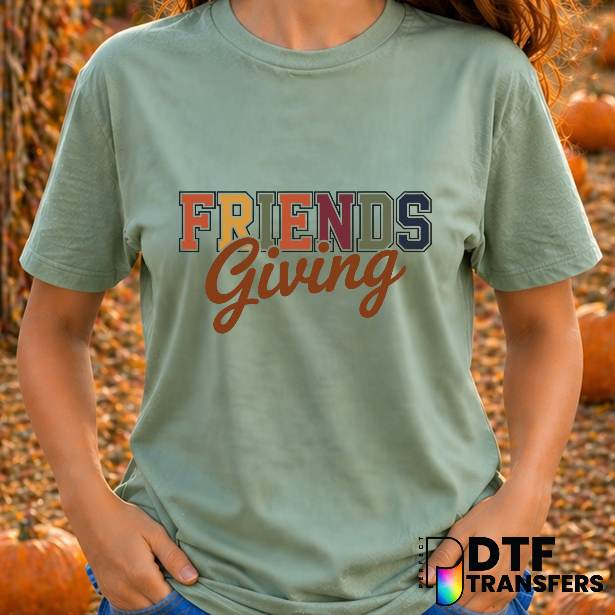 Friendsgiving – Thanksgiving DTF Transfer
