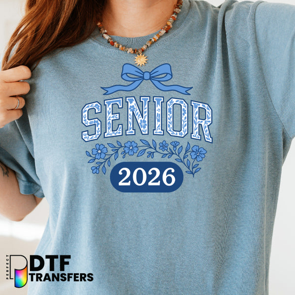 SENIOR 2026 Floral Graduation – Teacher DTF Transfer