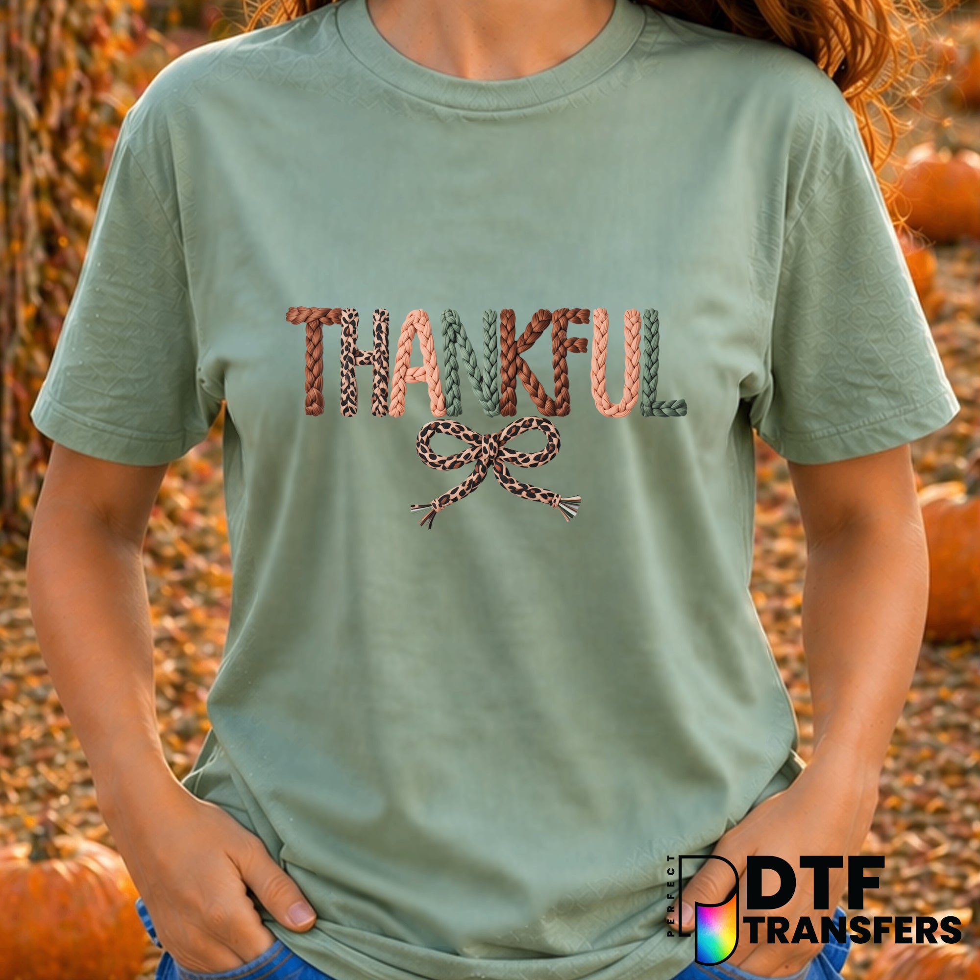 Thankful – Thanksgiving DTF Transfer