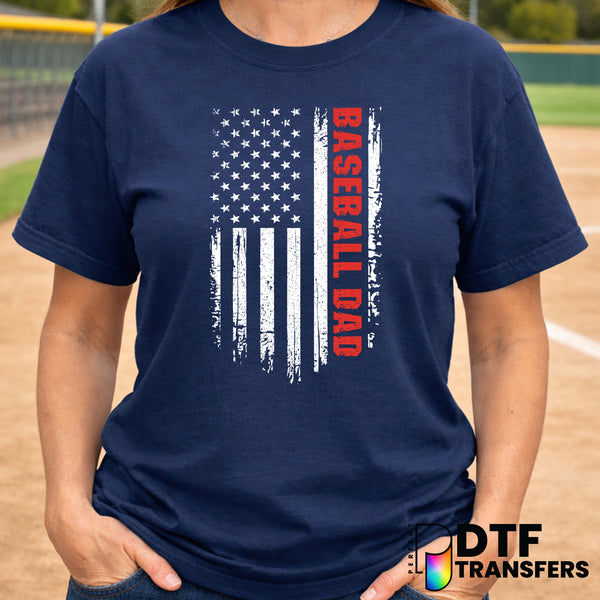 BASEBALL DAD – Softball DTF Transfer