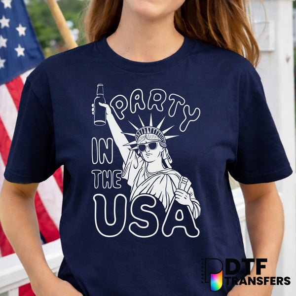 "Party in the USA" – Fourth of July DTF Transfer